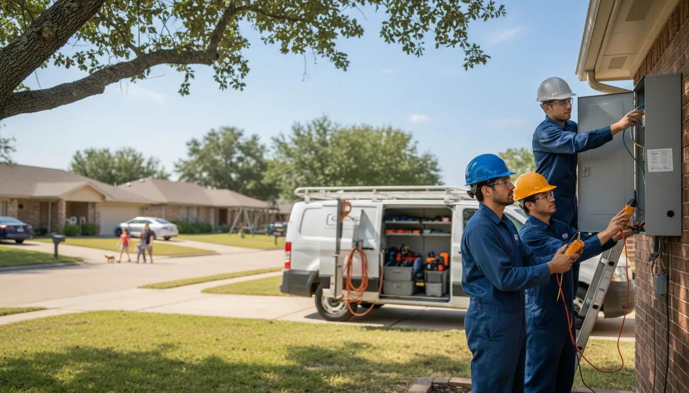 Certified electrician providing emergency electrical services in Hallstead, PA